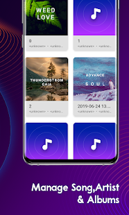 Edge Music Player لقطة شاشة