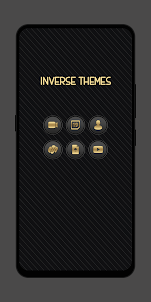 Slate Gray - Gold Icons