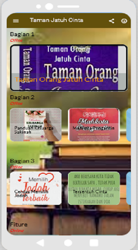 Taman Orang Jatuh Cinta Screen 2