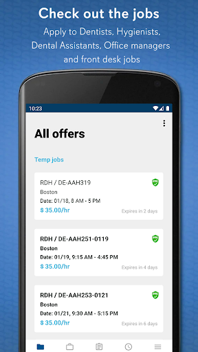 Stynt Dental Jobs Marketplace Screen 2