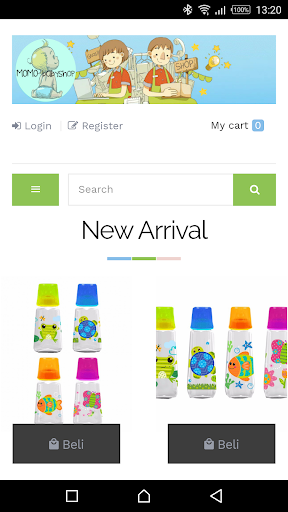 Android application Momo Baby Shop - Belanja Kebut screenshort