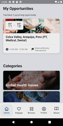 Android application GMHC GO screenshort