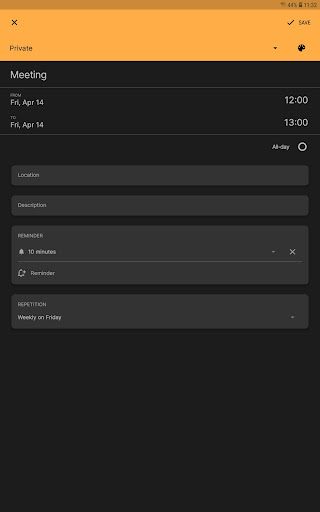 Screenshot of Simple Calendar - Plan Easily