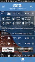 screenshot of First Alert 5 Weather App