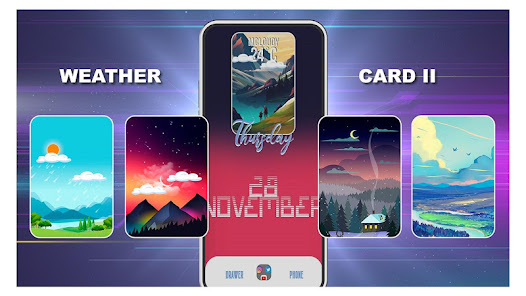 Komponent Weather Card II 2019..30.14 APK + Mod (Unlimited money) إلى عن على ذكري المظهر