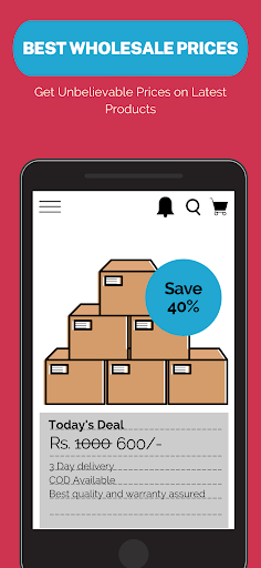 Android application MyShop screenshort
