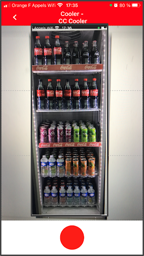 Android application Frigo Clic screenshort