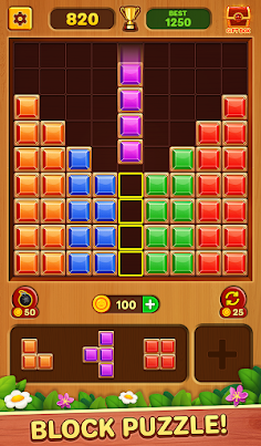 Wood Block Game - Block Master - Screenshot 1