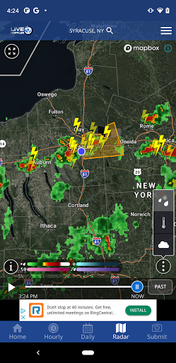 WSYR Storm Team App Screen 3