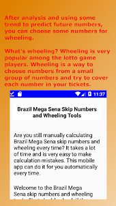 Brazil Mega Sena Skip #, Wheel