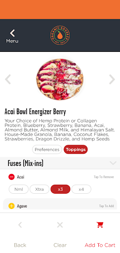 Screenshot of Organic Squeeze