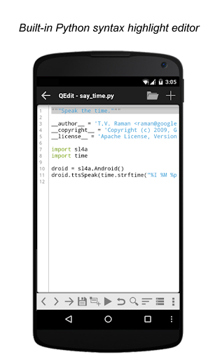 Qpython 3l Python For Android Google Play のアプリ