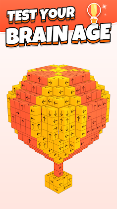 Tap Out - Take 3D Blocks Away - Screenshot 1