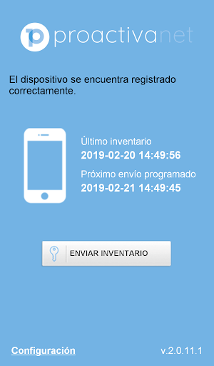 Android application Proactivanet MDM screenshort