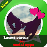 latest status for social apps icon