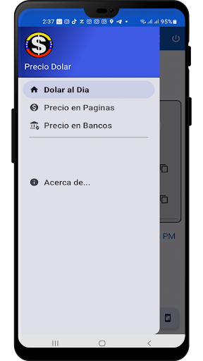 Android application Dolar al Dia Venezuela screenshort