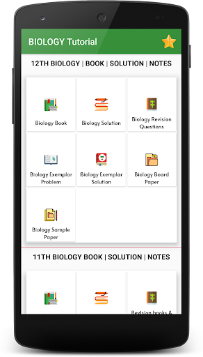 Android application NCERT Biology 11 & 12 Solution screenshort
