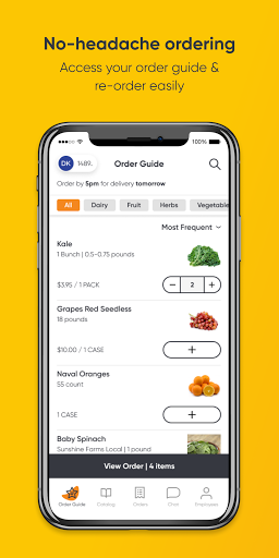 Android application Coastal Sunbelt Produce screenshort
