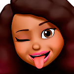 Cover Image of Unduh Black Emojis for Android  APK