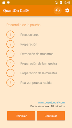 Vista previa de la aplicación