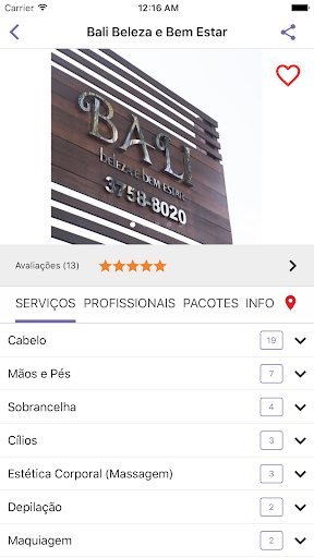 Bali Beleza e Bem Estar Screen 3