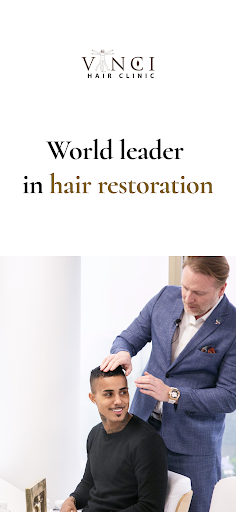 Android application Vinci Hair Clinic screenshort