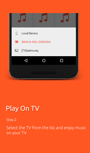 Screenshot of TuneCast DLNA Music Player