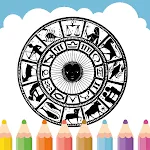 Cover Image of ダウンロード Zodiac Sign Coloring Book  APK