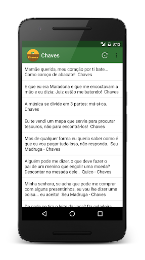 Android application Turma do Chaves screenshort