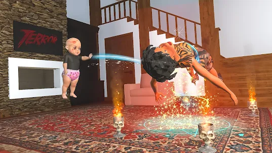 Scary Baby Evil Pink Baby Game