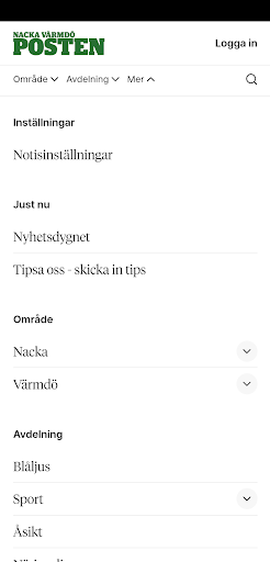 NVP Nyhetsapp Screen 2