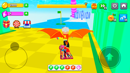 Obby Snowboard Parkour Racing 4