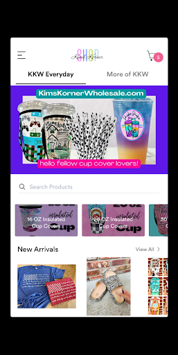 Android application Kim's Korner screenshort
