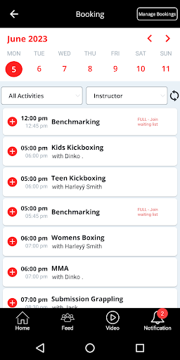 Android application Boss Gym Eastbourne screenshort