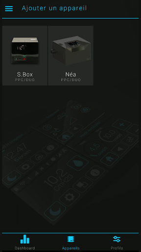 Android application Sefam Access pro screenshort
