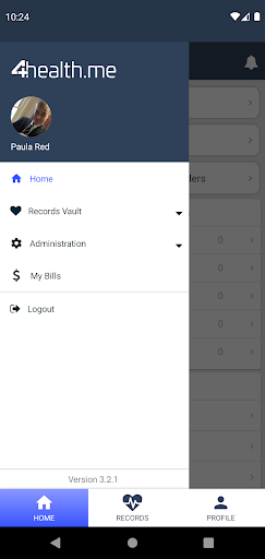 Android application 4medica 4health screenshort