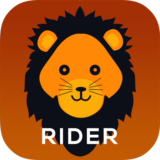 Lion Delivery Rider logo