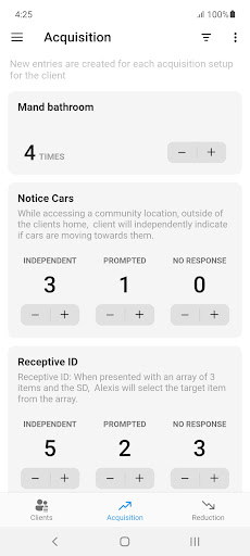 PBS Data Collection Screen 3