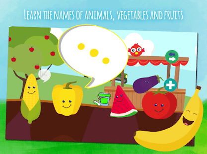 Animals & fruits -  game for toddlers from 1 year screenshots 4