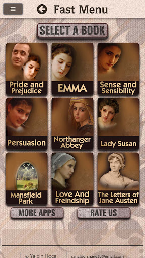 Android application Jane Austen Complete Books screenshort