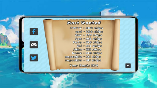 Android application Pirates the sea king ultimate. screenshort