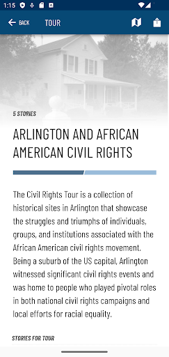 Screenshot of Arlington Historical