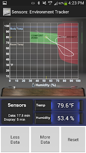Sensors: Temp and Humidity Screenshot