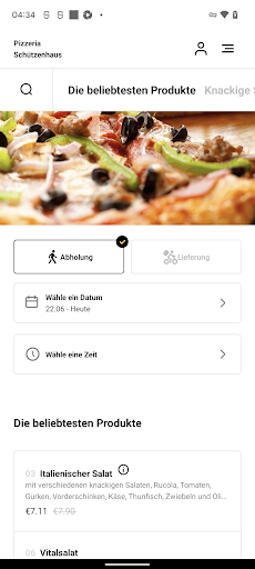 Pizzeria Schützenhaus Screen 3