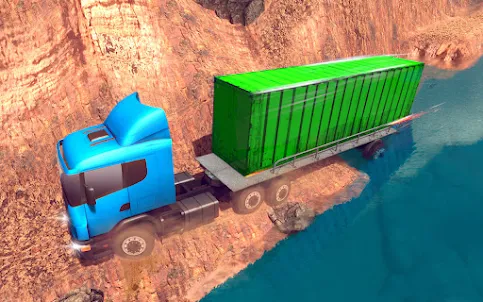 Long Truck Driving Cargo Truck