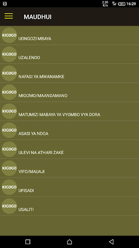 Study Guide for Kigogo Screen 2