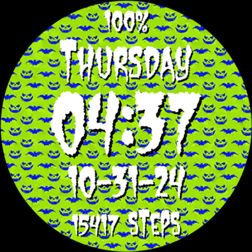 Retro Rad Happy Halloween 80's icon