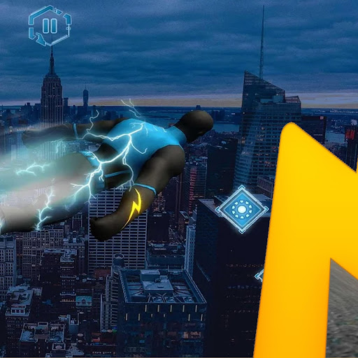 Android application Speed Superhero Lightning Game screenshort