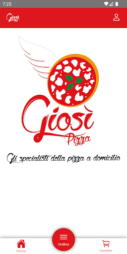 Android application Giosi Pizza screenshort