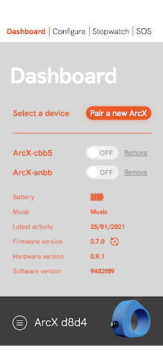 ArcX Screen 2